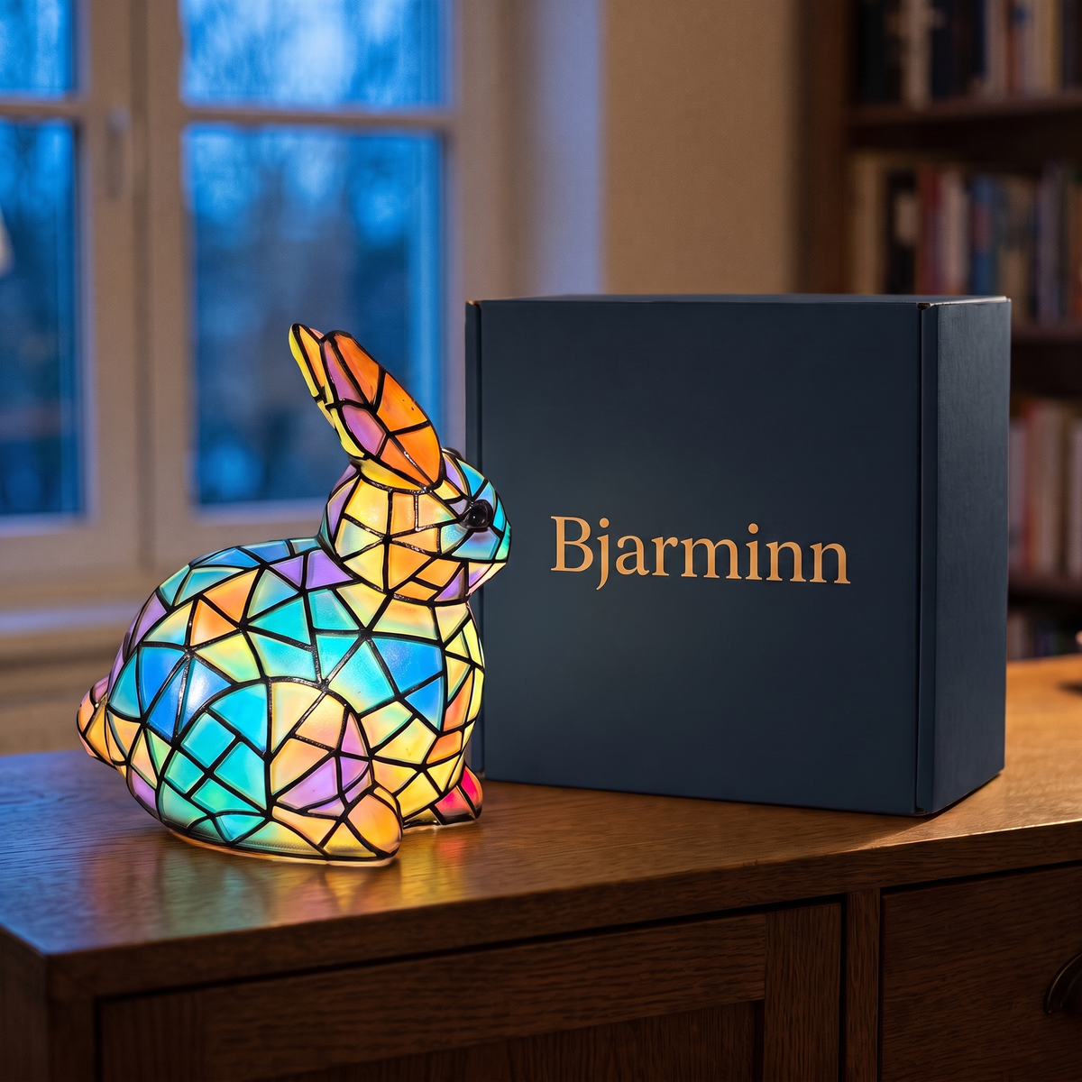Dýralampi – Kanína með gjafaöskju frá Bjarmanum