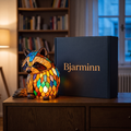Dýralampi – Þvottabjörn með gjafaöskju frá Bjarmanum